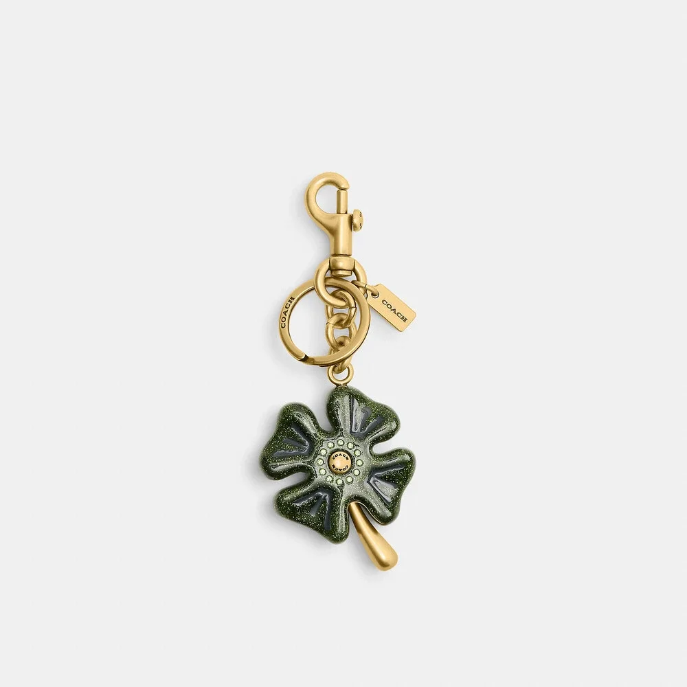 Coach Four Leaf Clover Bag Charm